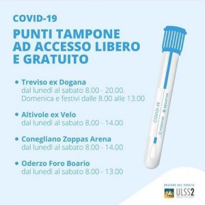 Accesso gratuito ai tamponi