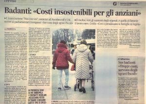 Articolo del Gazzettino di Treviso
