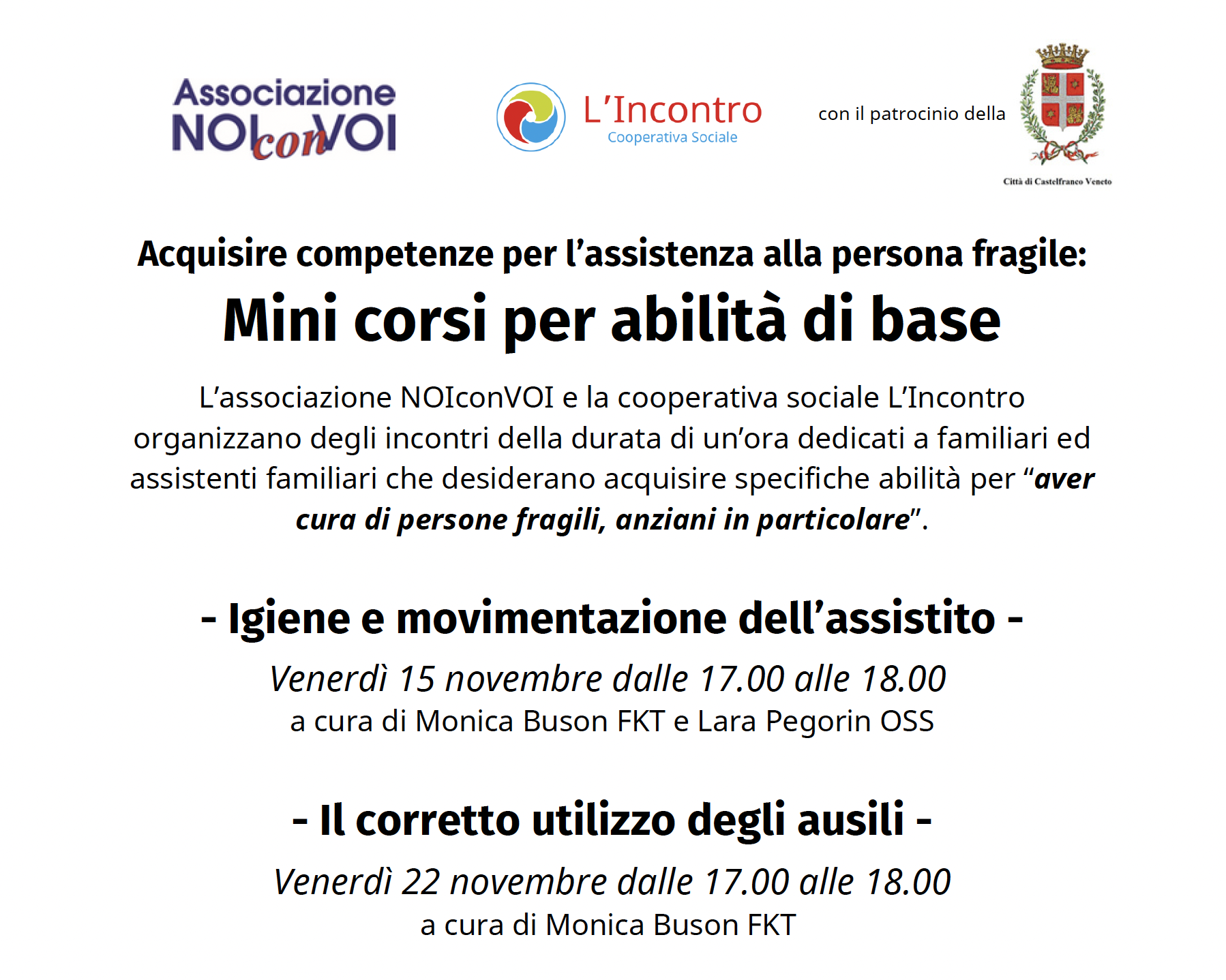 <h1>Mini corsi per abilità di base</h1>